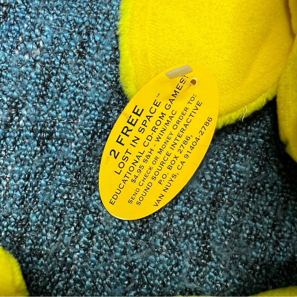 RARE Vintage 1998 Applause Lost in Space Alien Plush Blawp 17" Yellow - Picture 4 of 7